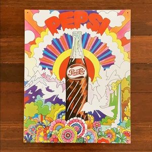Pepsi Metal Sign